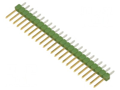 Şir pini tată 24 pini 2,54mm drept AMPMODU MOD II foto