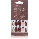 Nail HQ Almond unghii artificiale Chocolate Envy 24 buc