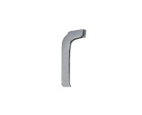 Ornament bara protectie, spoiler Mitsubishi Pajero (V80/V90), 2015-, montare fata, stanga, cromat, RapidAuto
