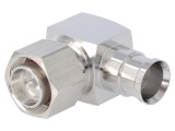 Conector 4.3-10 Tată 90&deg; Mufă 50&Omega; IP68