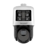 Camera supraveghere IP, 6MP, lentila 2.8mm - 4.8~120mm, 25X, WL 30m, IR 100m, Alarma, PoE+, TandemVu, DarkFighter, ColorVu - HIKVISION DS-2SE4C225MWG-
