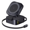 Incarcator Retea Wireless Baseus PicoGo 2in1, 67W, 5A, 1 x USB-C, Negru P10276800123-00