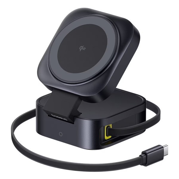 Incarcator Retea Wireless Baseus PicoGo 2in1, 67W, 5A, 1 x USB-C, Negru P10276800123-00