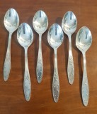 6 LINGURI DIN METAL ARGINTAT -RUSIA SOVIETICA ANII 70