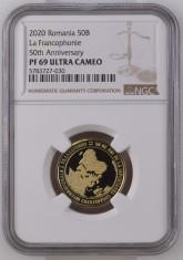 Romania - 50 Bani 2020 - Proof - PF 69 - Ultra Cameo