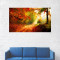 Tablou Canvas, Padure Ruginie Toamna - 80 x 140 cm