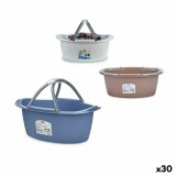 Coș pentru rufe Stefanplast Plastic 25 L 59 x 23 x 38 cm Cu m&acirc;nere (30 Unități)