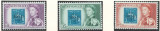 Seychelles 1961 Mi 192/94 MNH - 100 de ani de timbre, Nestampilat