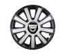 Set 4 capace roti Flash Gri-Negru R14 pentru gama auto Dacia, Autohelix MSA