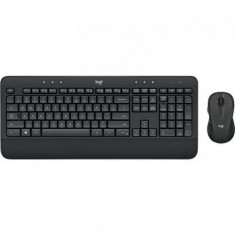 Kit Wireless Logitech MK545 Tastatura USB Layout US Black + Mouse Laser USB Black foto