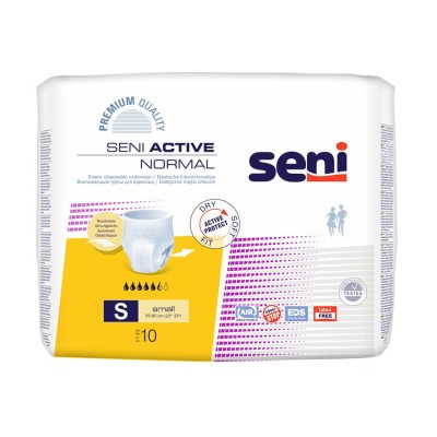 Chilot elastic absorbant Active Normal Small, 10 bucati, Seni foto