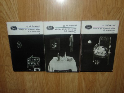 Viata si aventurile lui Salavin -G.Duhamel 3 vol. -Bpt nr:338,339,340 foto