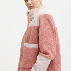 The North Face bluza femei, culoarea roz, modelator, NF0A84IESOA1