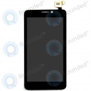 Alcatel One Touch Idol S (OT-6034R, OT-6034Y, OT-6034M) Modul de afișare LCD + Digitizer negru foto