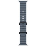Curea pentru Apple Watch 49mm, Anchor Blue Ocean Band - Black Titanium Finish
