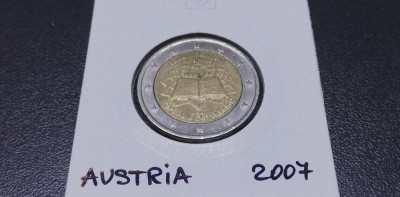 Moneda comemorativa 2 Euro Austria 2007 foto