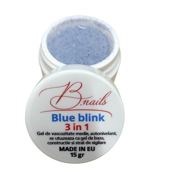 Gel unghii 3 in 1constructie autonivelant BLUE BLINK 15g