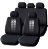 Huse Auto Universale Negre CARGUARD Best CarHome - Set Complet Scaune Fata+Bancheta, Poliester, Compatibile Airbag
