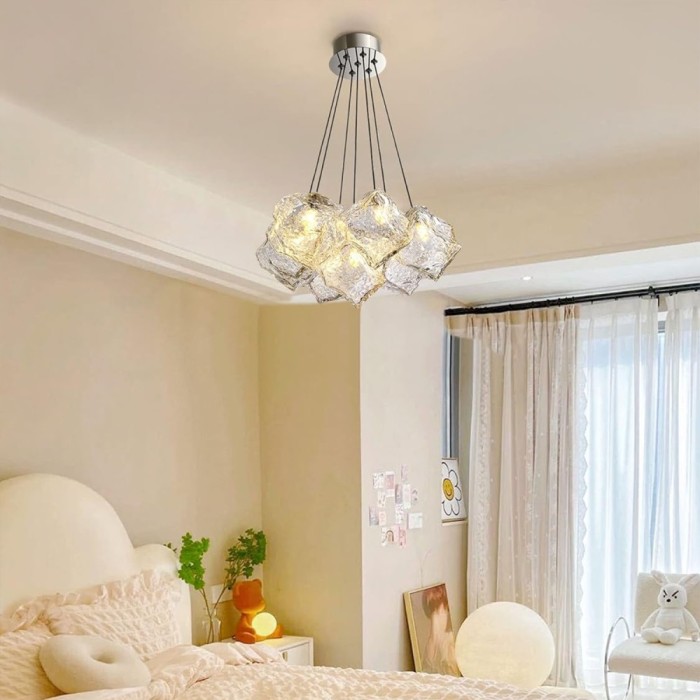 Lustra MODERNA, tip Pendul, ECOLUCE, Glob, 7xE27, Inaltime Reglabila, Crom ModernLight Concept