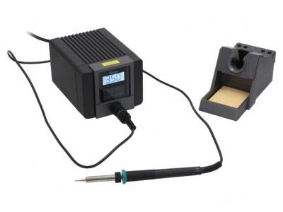 Stație de lipit 90W 200-450&amp;deg;C ESD cu LCD QUICK TS1100 foto