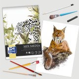 BLOC DESEN OXFORD MIX MEDIA A4 25F 225G/MP FSC&Acirc;&reg; MIX70% COLECTIA ARTISTIC