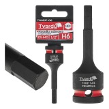 Cheie tubulara de impact HEX 1 / 2&quot;, H6, Cr-Mo, Tvardy T00217-06