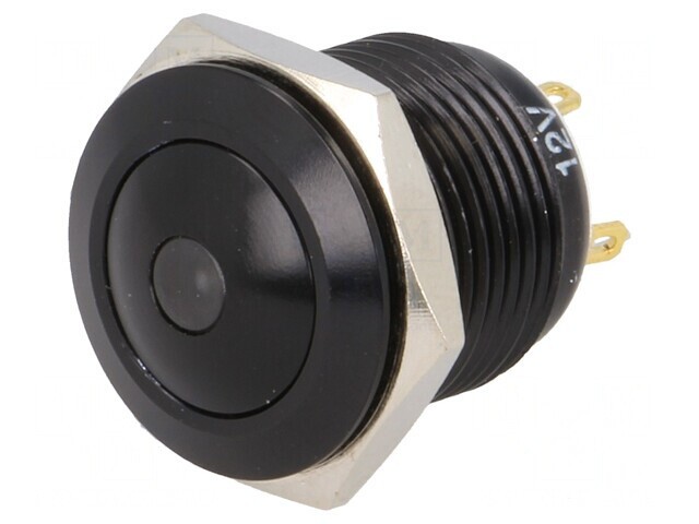 Comutator anti-vandalism galben IP65 2A 36VDC
