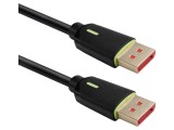 Cablu DisplayPort 2.1, 1,5 m, ecranat, negru