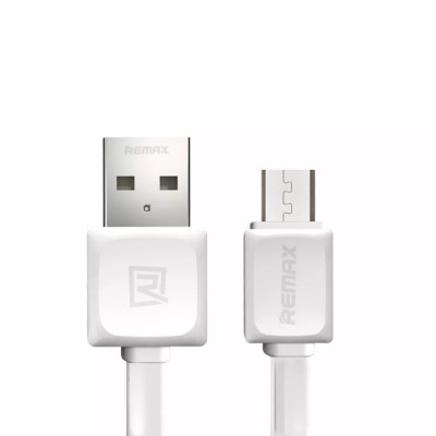 Cablu Date &amp;amp; Incarcare MicroUSB - 1 Metru (Alb) RC-06M REMAX foto