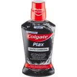 Apă de gură Colgate Plax White &amp;amp; Charcoal, fără alcool, 500 ml
