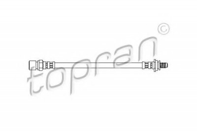 Conducta / cablu frana OPEL ASTRA F Hatchback (53, 54, 58, 59) (1991 - 1998) TOPRAN 200 924 foto