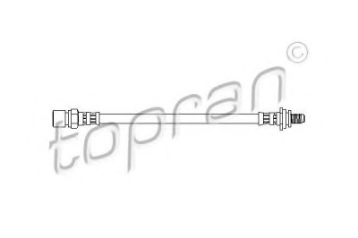 Conducta / cablu frana OPEL ASTRA F Hatchback (53, 54, 58, 59) (1991 - 1998) TOPRAN 200 924 foto