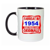 Cana maner negru personalizata Fabricat in 1954 toate piesele sunt originale, INOVATIX&reg;. 330ml