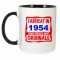 Cana maner negru personalizata Fabricat in 1954 toate piesele sunt originale, INOVATIX&reg;. 330ml