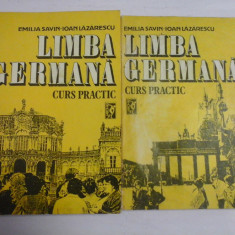 LIMBA GERMANA CURS PRACTIC - Emilia Savin ,Ioan Lazarescu - 2 volume - 1992