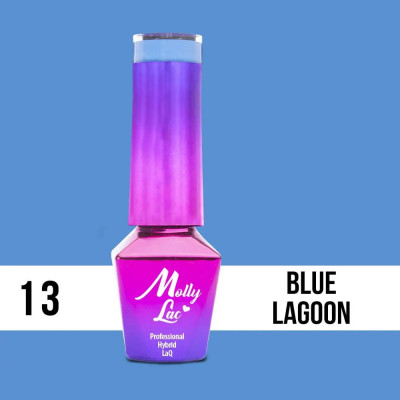 MOLLY LAC UV/LED gel Cocktails and Drinks - Blue Lagoon 13, 5ml foto