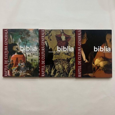 Raftul de cultura generala - Biblia - 3 Vol. ( 7; 8; 9; ) foto