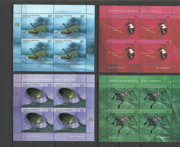 ARGENTINA 2002 FAUNA INSECTE