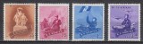 ROMANIA 1958 LP 461 ZIUA FORTELOR ARMATE SERIE MNH