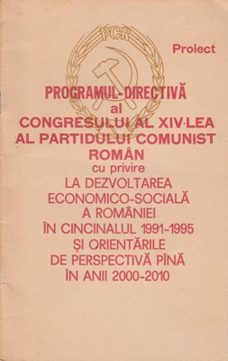 Programul-Directiva al Congresului al XIV-lea al Partidului Comunist Roman