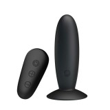 Dop Anal Cu Vibratii Mr. Play, Negru, 11 cm, Debra