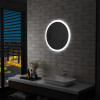 Oglinda cu LED de baie, 60 cm GartenMobel Dekor, vidaXL