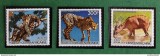 Republica centrafricana 1986-Fauna-3 timbre fauna din seria Mi 1216-1221, Nestampilat
