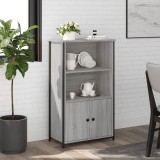 vidaXL Dulap &icirc;nalt, gri sonoma, 62x32x103,5 cm, lemn compozit