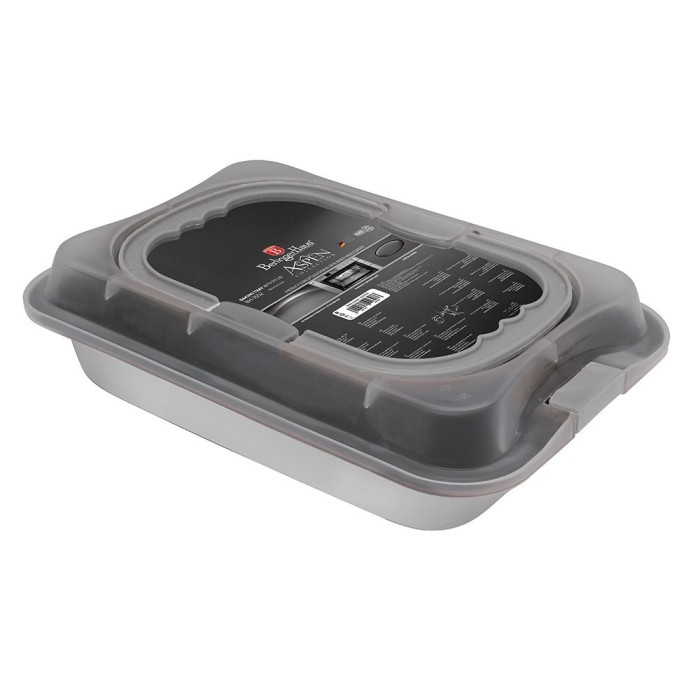 Tava cu capac plastic, Aspen Collection, Berlinger Haus, BH 7652, 36.5 x 24.5 cm