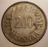 J.058 FINLANDA 200 MARKKAA 1956 H ARGINT