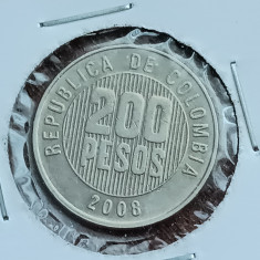 M3 C50 - Moneda foarte veche - Columbia - 200 pesos - 2008