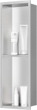 Dulap Baie Incastrat In Perete, 20 X 60 X 10 Cm, Argintiu - CN