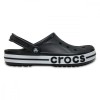 Saboti Crocs Bayaband Clog Negru Black/White Unisex: Dama Barbati, Casual, Plaja, Medical, Croslite, Primavara-Vara, Jibbitz