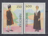 FEROE 1989 COSTUME TRADITIONALE SERIE MNH, Finlanda, Nestampilat